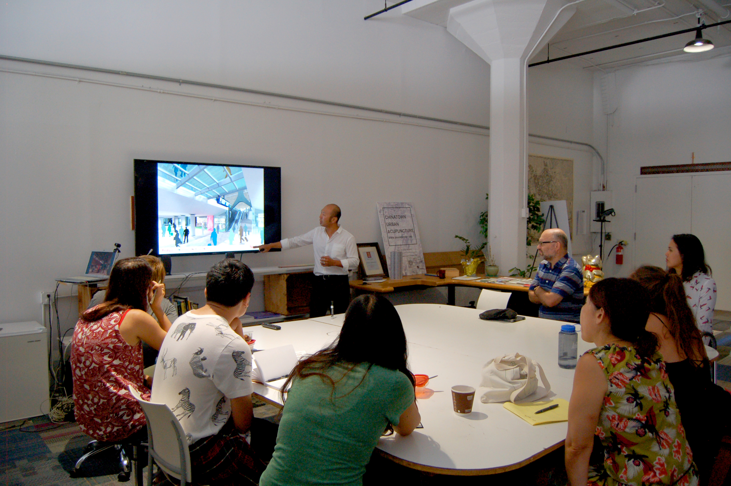 Andrew Tang presentation for SHADE interns on previous Urban Design work.