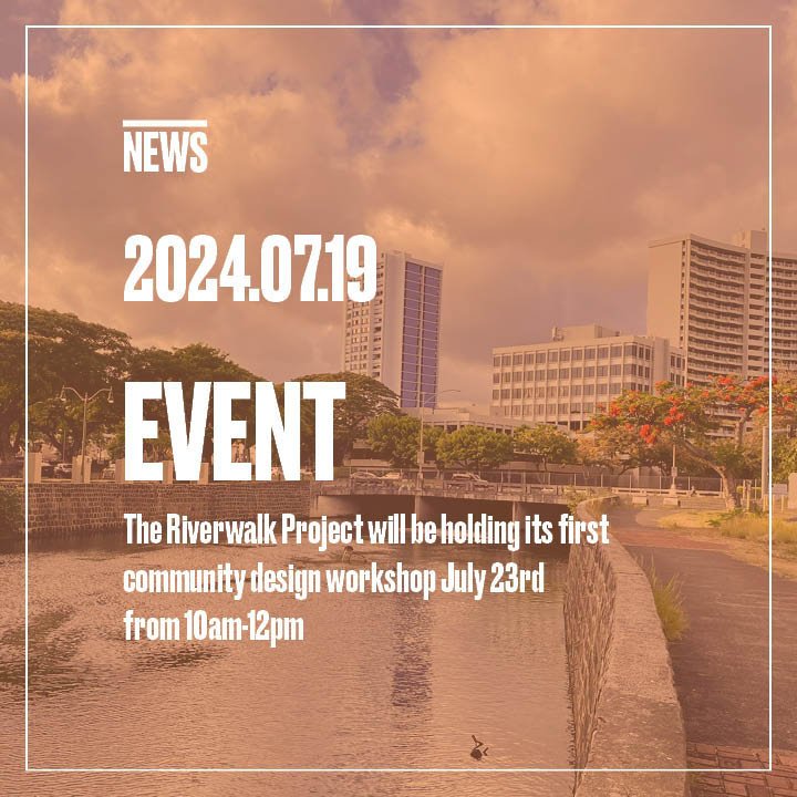 This coming Tuesday at 10:00 we will be holding a community design workshop for the riverwalk project at our office on 99 N King Street. Located just north of the boundaries of Chinatown, the riverwalk has a rich history and culture. This workshop wi