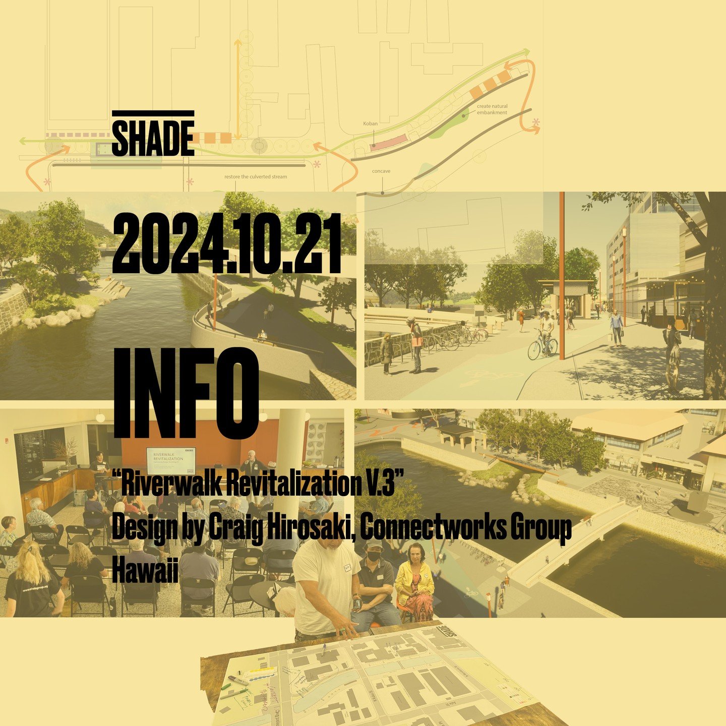 Week 4 highlighting SHADE Institute&rsquo;s work to prepare Honolulu&rsquo;s Chinatown for the rail station coming in 2031 and the larger Transit-Oriented Development (TOD) Plan.

Photo Description: 
In 2024, the Mayor&rsquo;s office and Department o