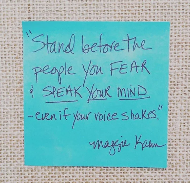 Even If Your Voice Shakes...
