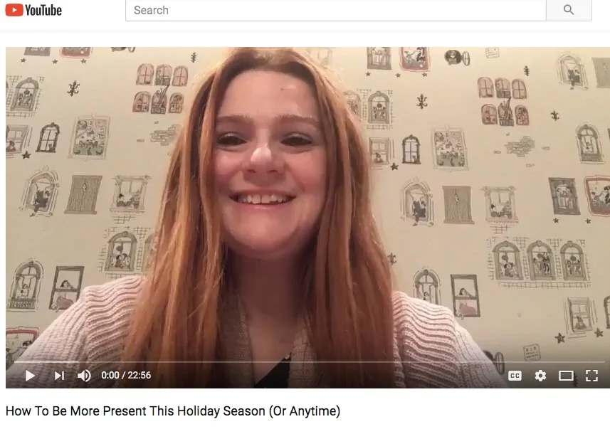 Video: How To Be More Present This Holiday Season (Or Anytime)