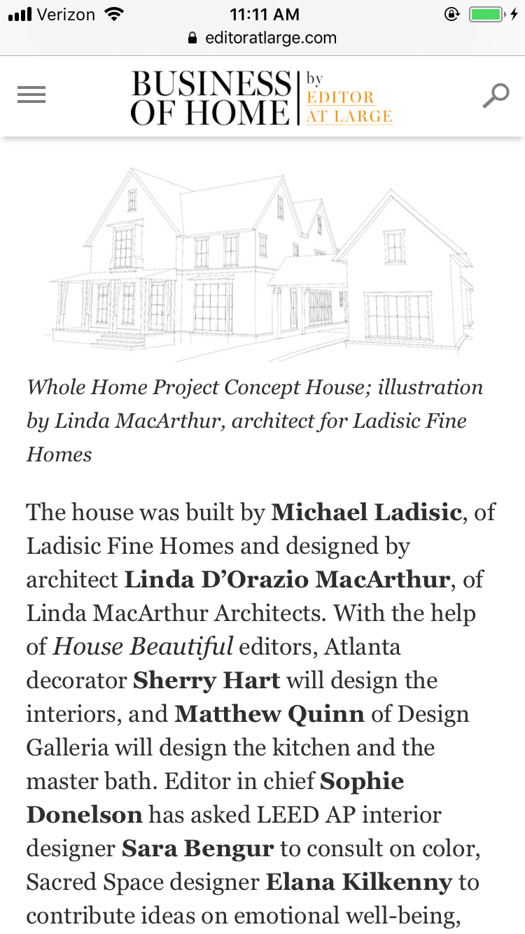 Business of Home: Whole Home Designer Announcement