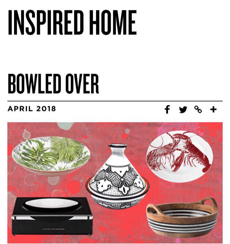 Story + Rain: Inspired Home/Bowled Over