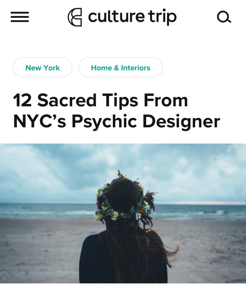 Culture Trip: Tips From a Psychic Designer