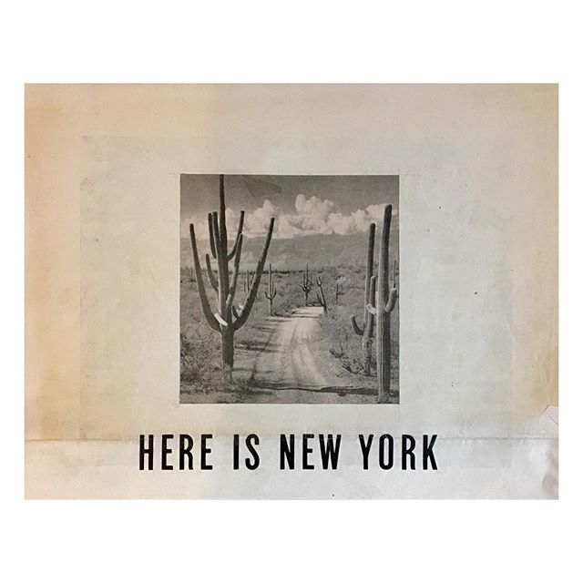 &ldquo;Here is New York&rdquo; 4/18

I normally don&rsquo;t like text in my collages but this seemed to fit.
#collageart #collagecollectiveco #vintagepaper