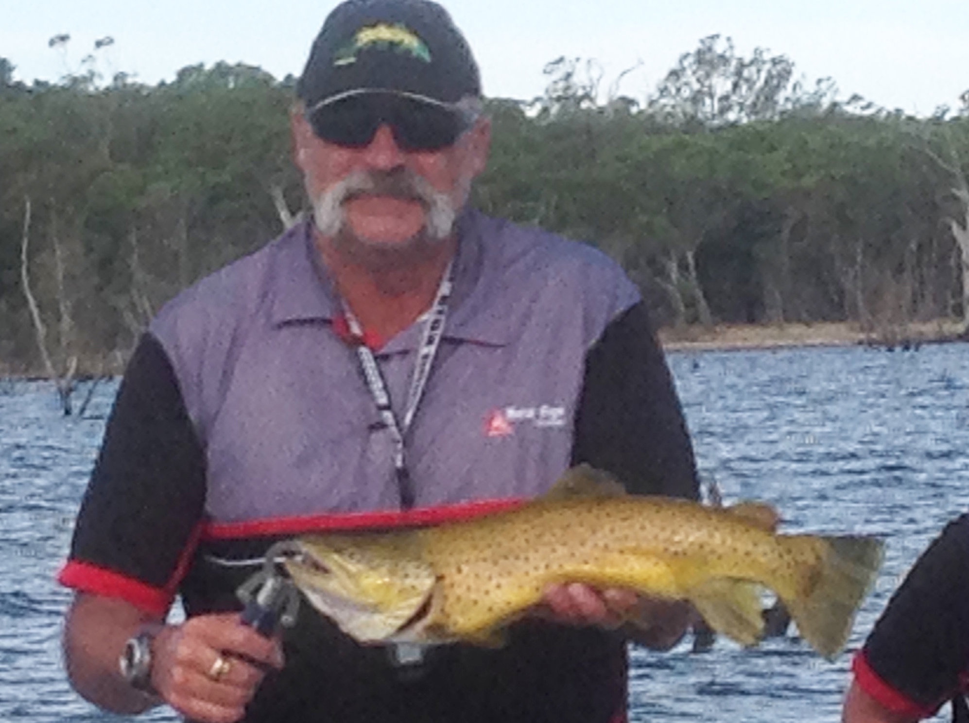 Ashes hero Merv Hughes boated this lovely Lake Fyans Brown.