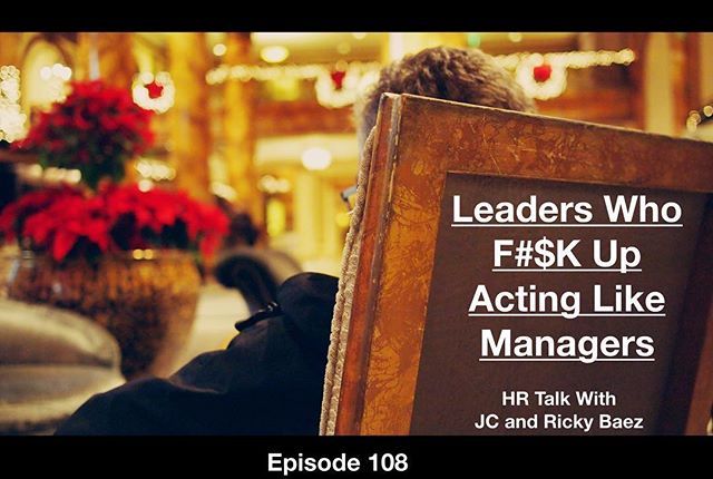 Leaders vs. Managers! Are they one on the same? Says who? JC and Ricky Baez discuss the difference in the latest episode of HR Talk! Episode 108 is live and ready for download! Go to http://www.baezco.com/baezco-hrtalk/ to find the latest episode! #h