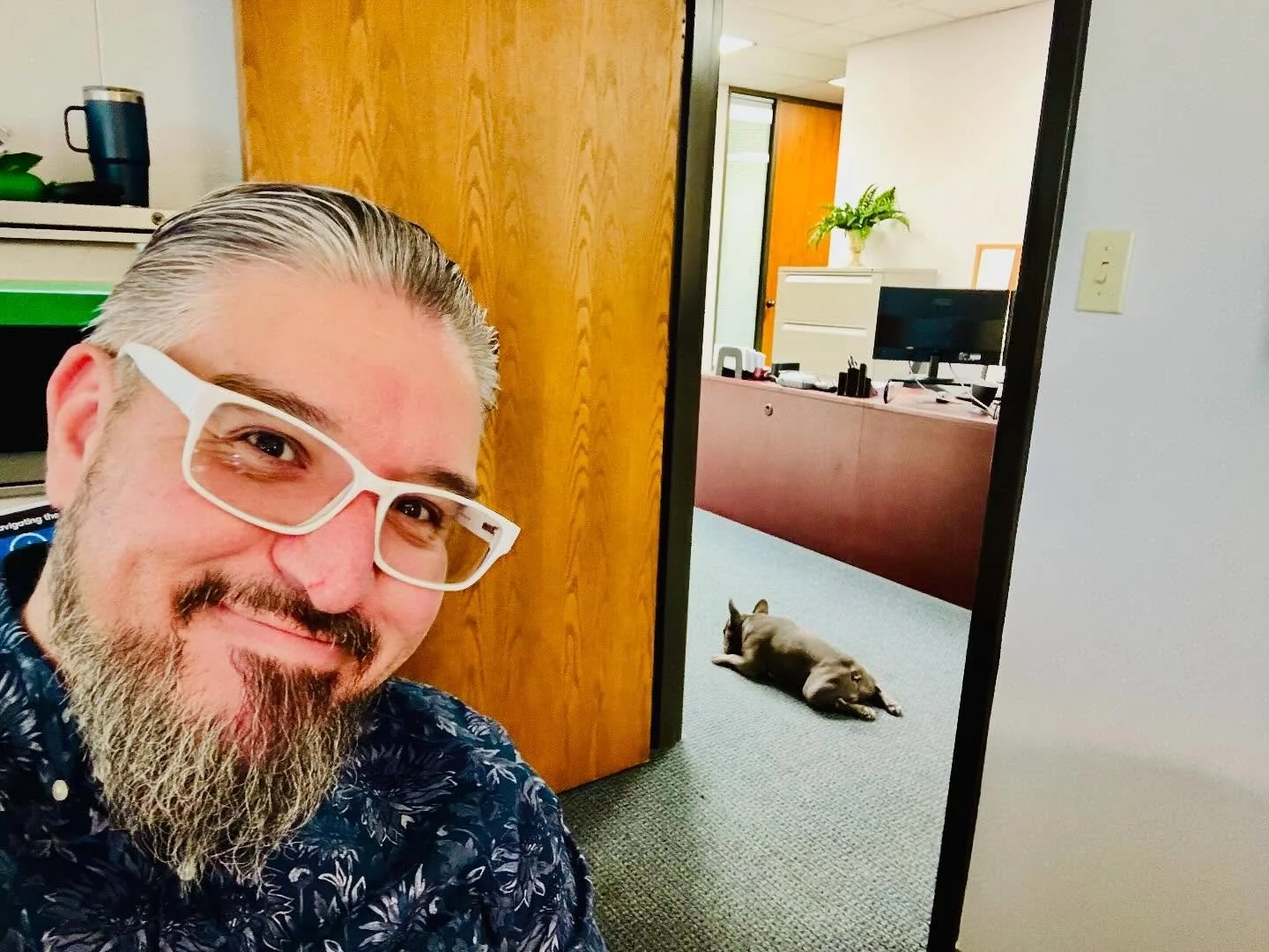 When you visit your client and the bestest employee is there👏👏 #hr #bestestfriend❤️