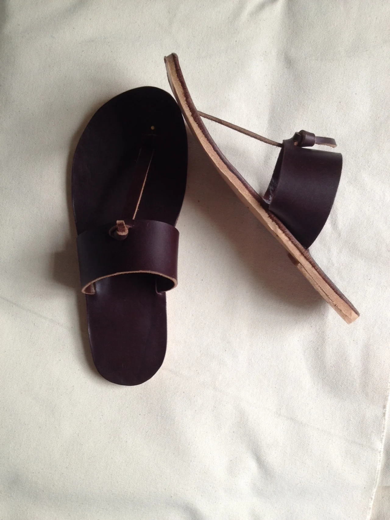 BERMAN SANDALS IN BROWN LEATHER
