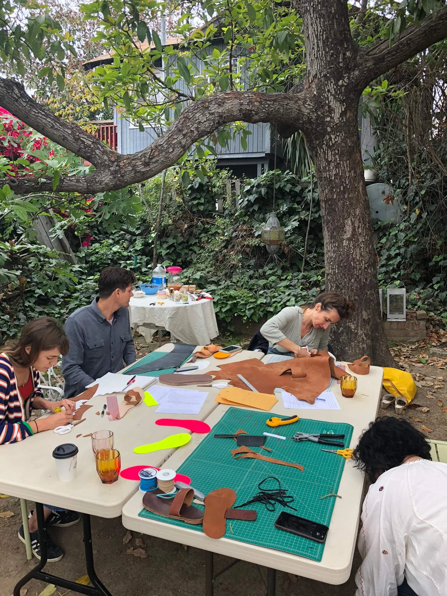   Private Sandal Making Workshop at Emily’s / Los Angeles, CA / May 2018  
