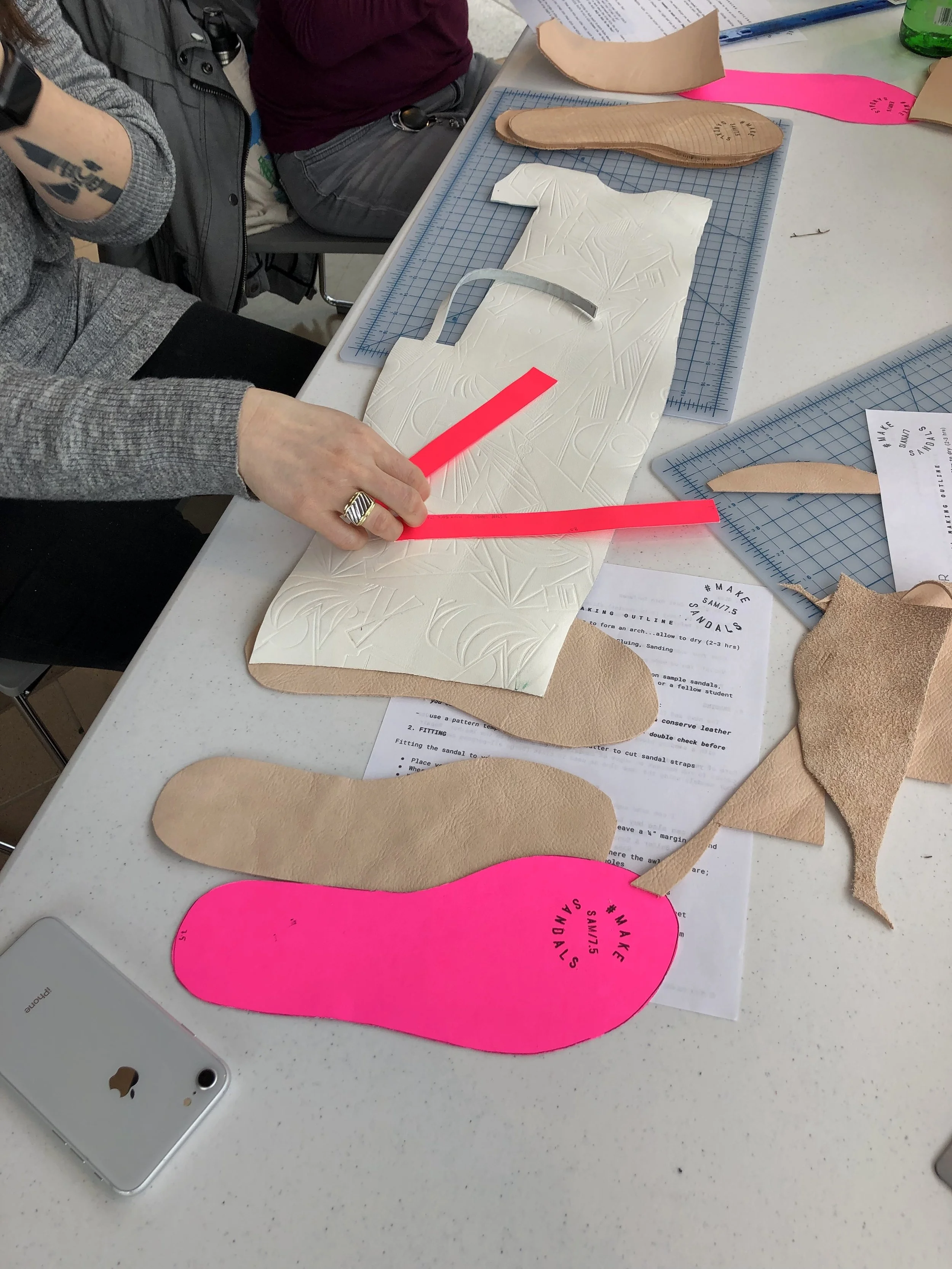   Team Building Sandal Making Workshop with UGG production team / Santa Barbara, CA / March 2019  