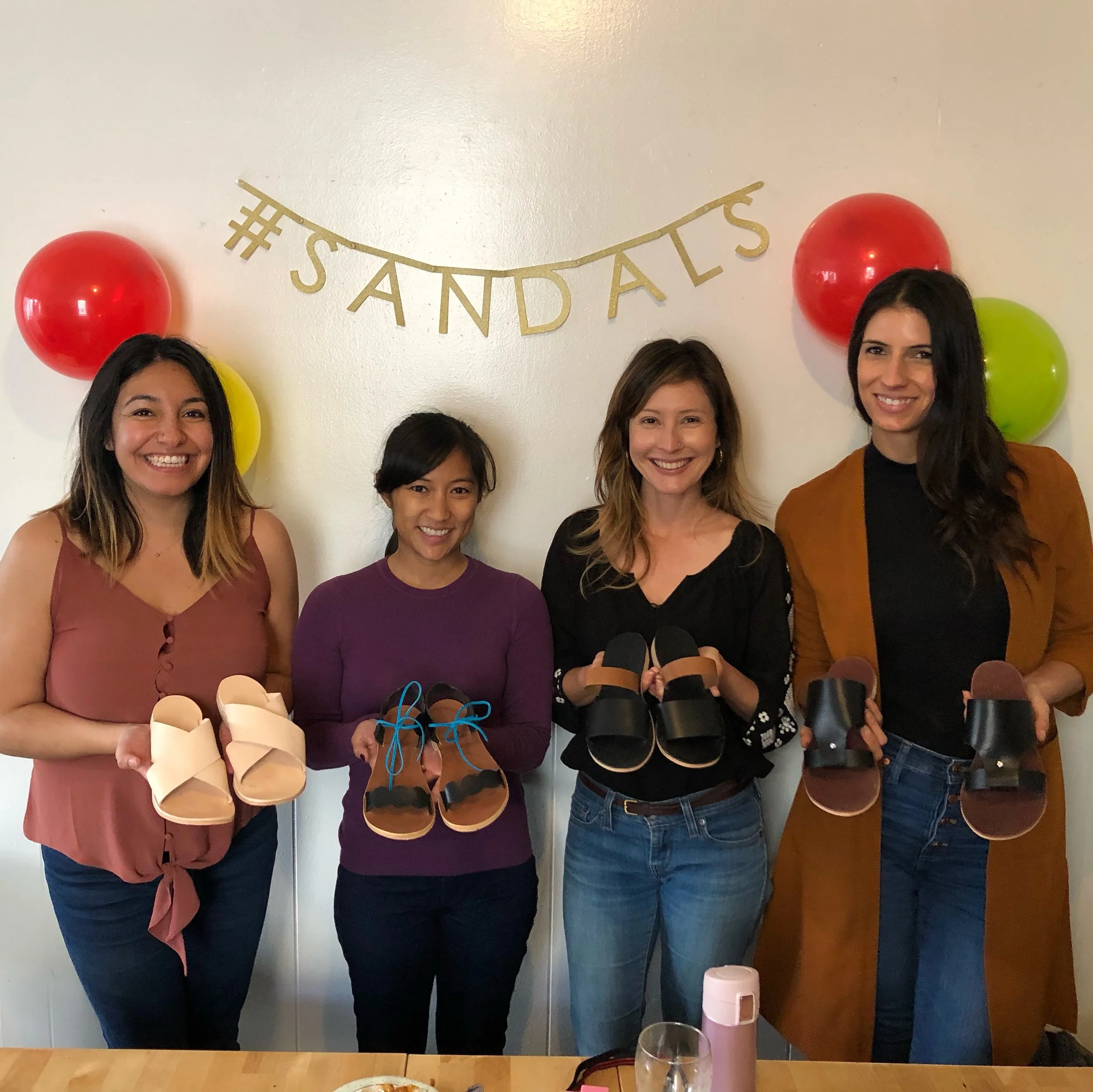   Friend’s sandal making workshop / San Francisco, CA / December 2018  