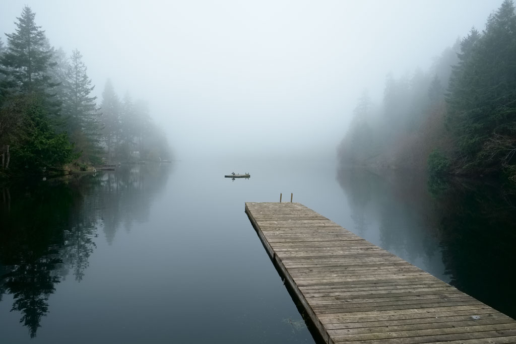 Fog over Magic Lake