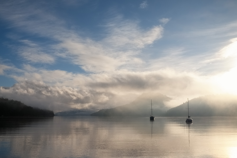 Sailboats at Browning Harbour