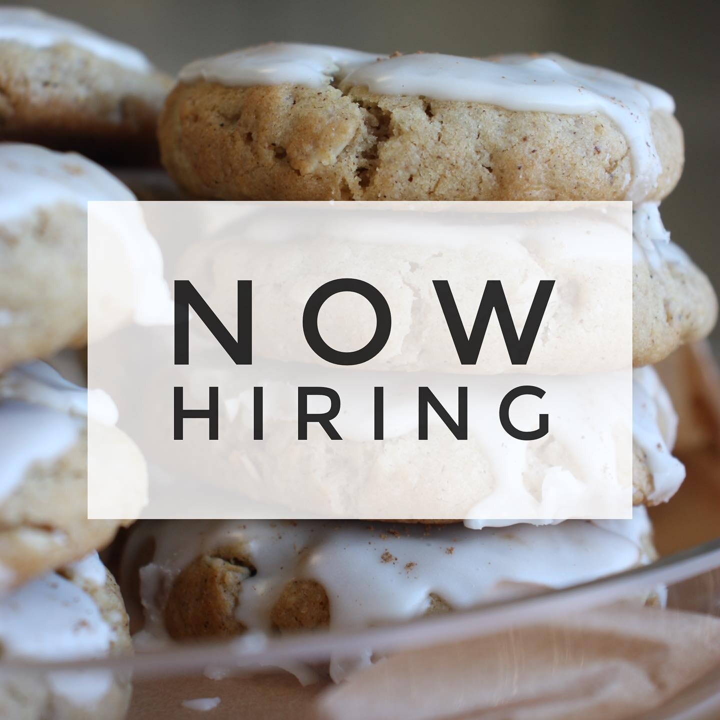 We are hiring and looking to fill several positions! Please spread the word! We are looking for:

1) Cashier (full time or part time)
2) Icing maker (10-15 hours per week.) perfect for a high school student!
3) Cake Decorator (full time or part time)