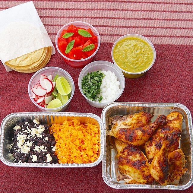 Our website is live with new meal kits!  We are now offering whole or half citrus marinated chicken with all the sides for preorder.  We have also added a mushroom taco meal kit and sides, enchiladas and more! Link in Bio!