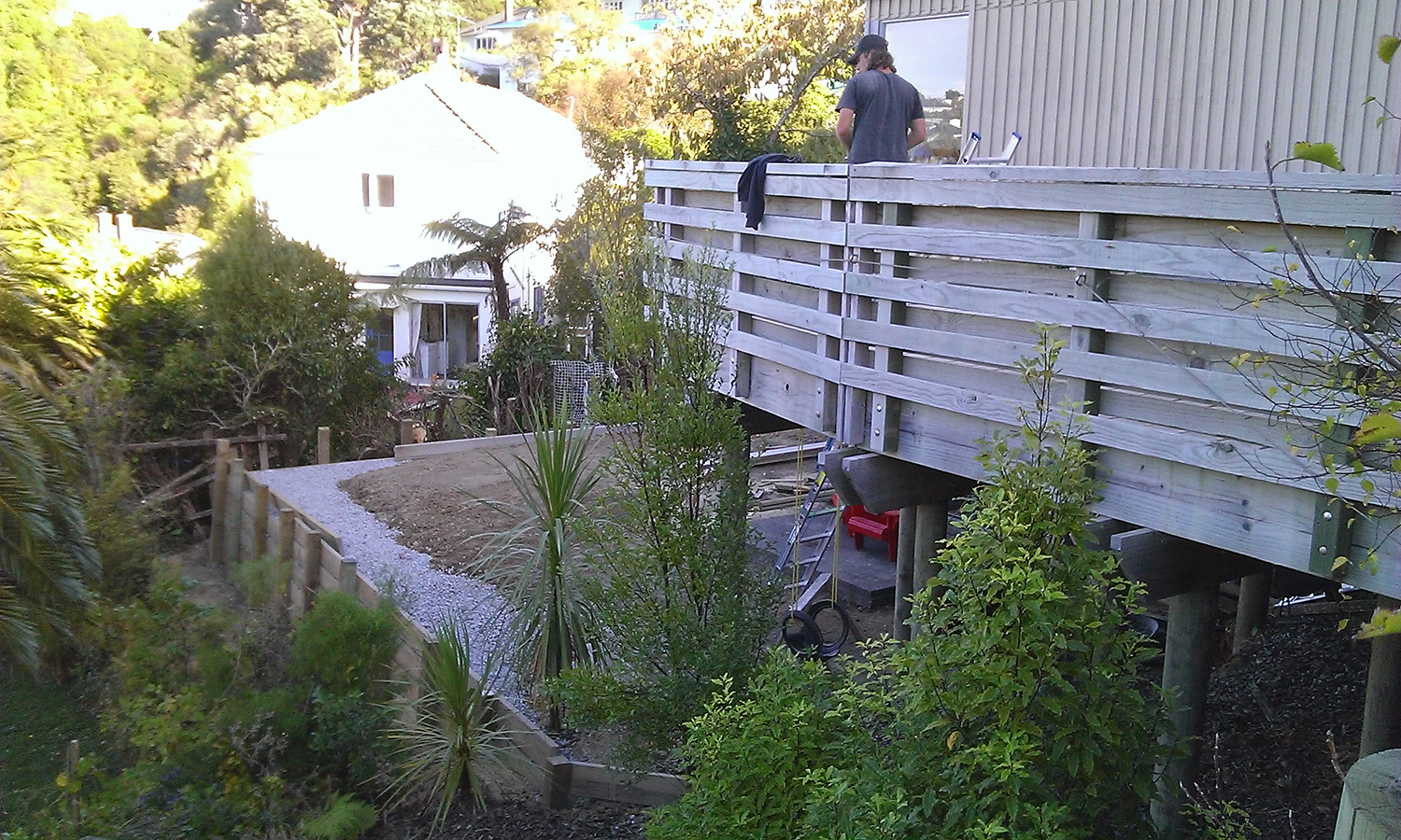 4.2 Retaining wall complete drainage and fill in place