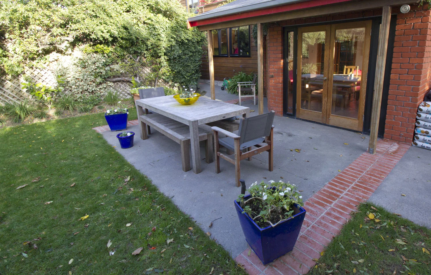  6.4 New courtyard completed and in use 