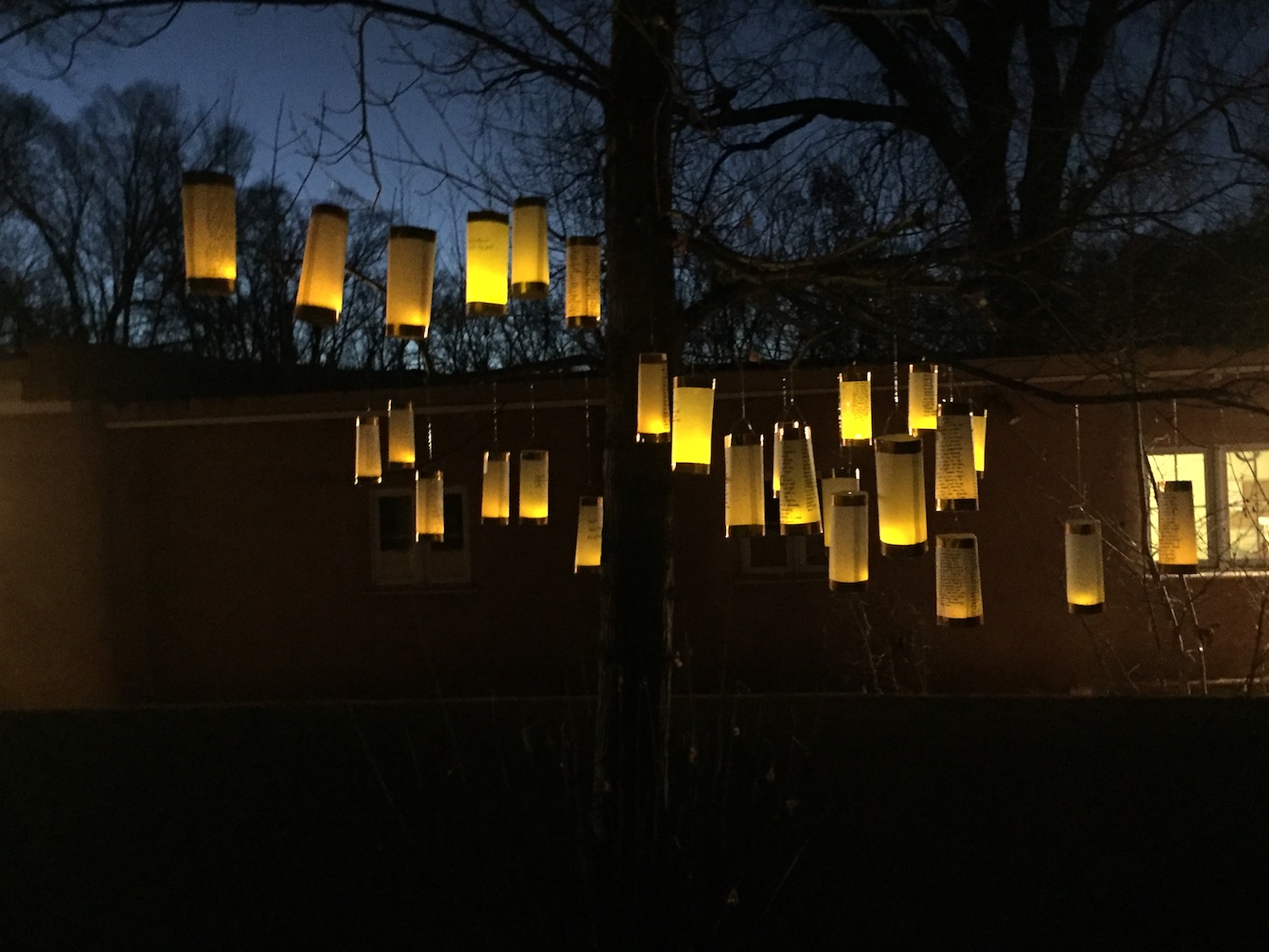 Lanterns for Peace at the Helene Wurlitzer Foundation