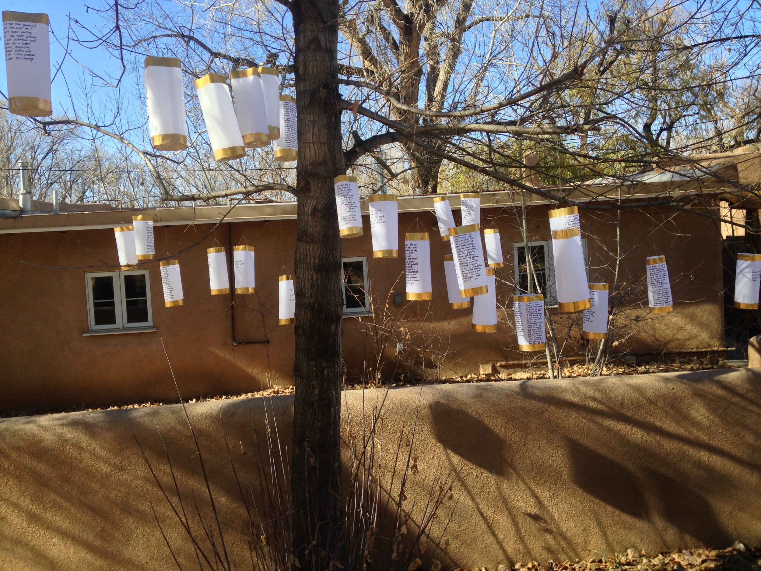 Lanterns for Peace at the Helene Wurlitzer Foundation