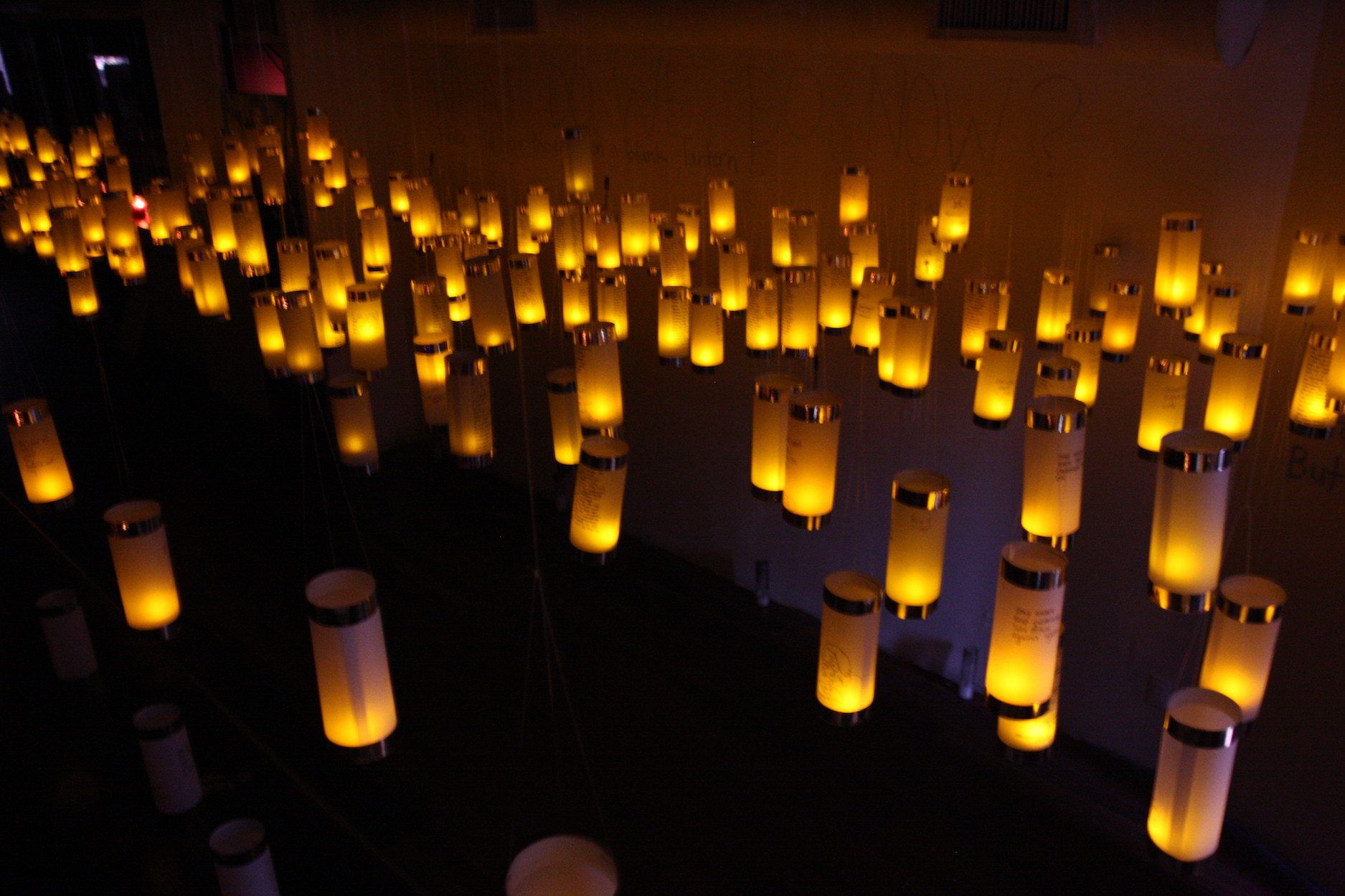 Lanterns for Peace at 3-Squared Gallery