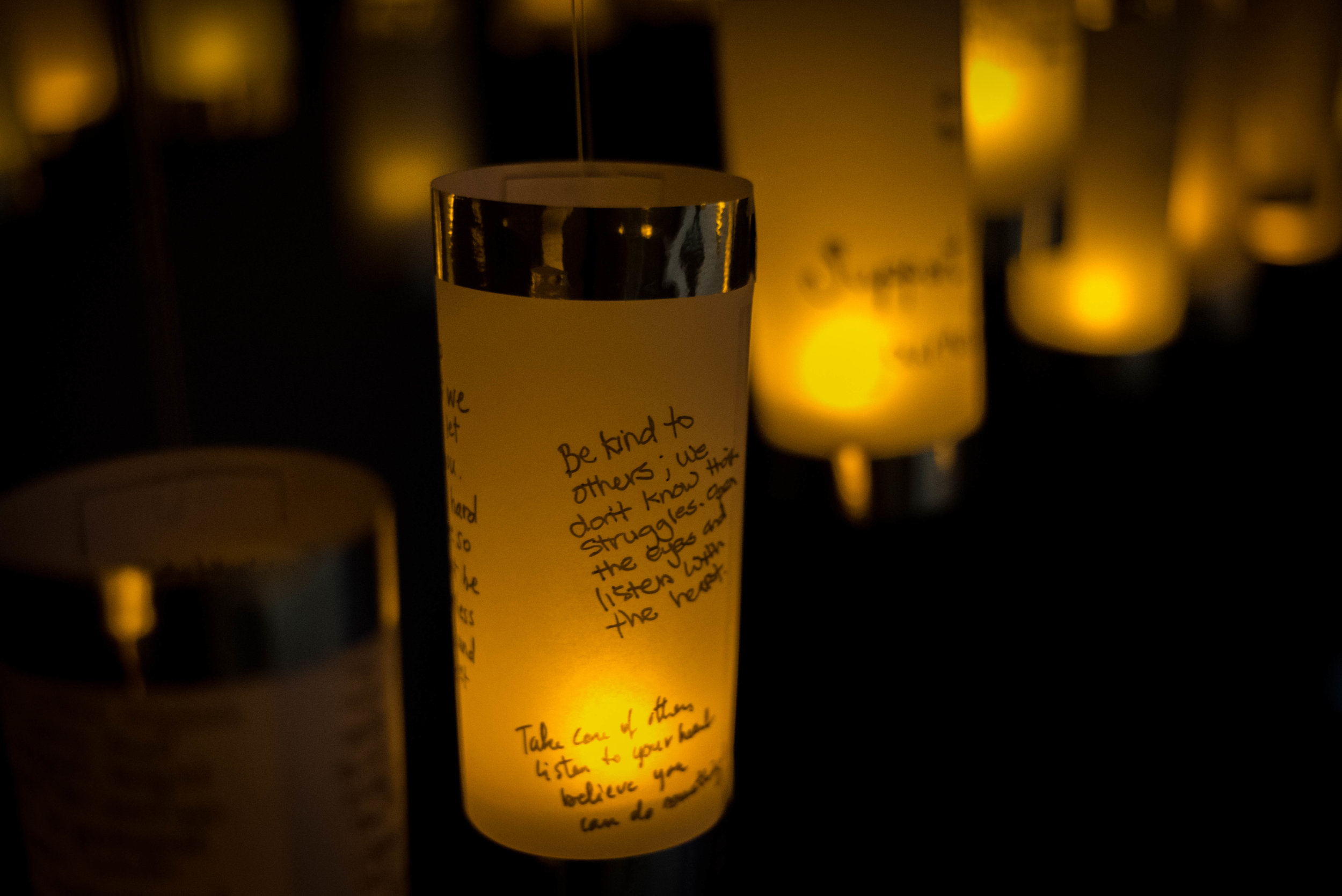 Lanterns for Peace at FiveMyles Gallery