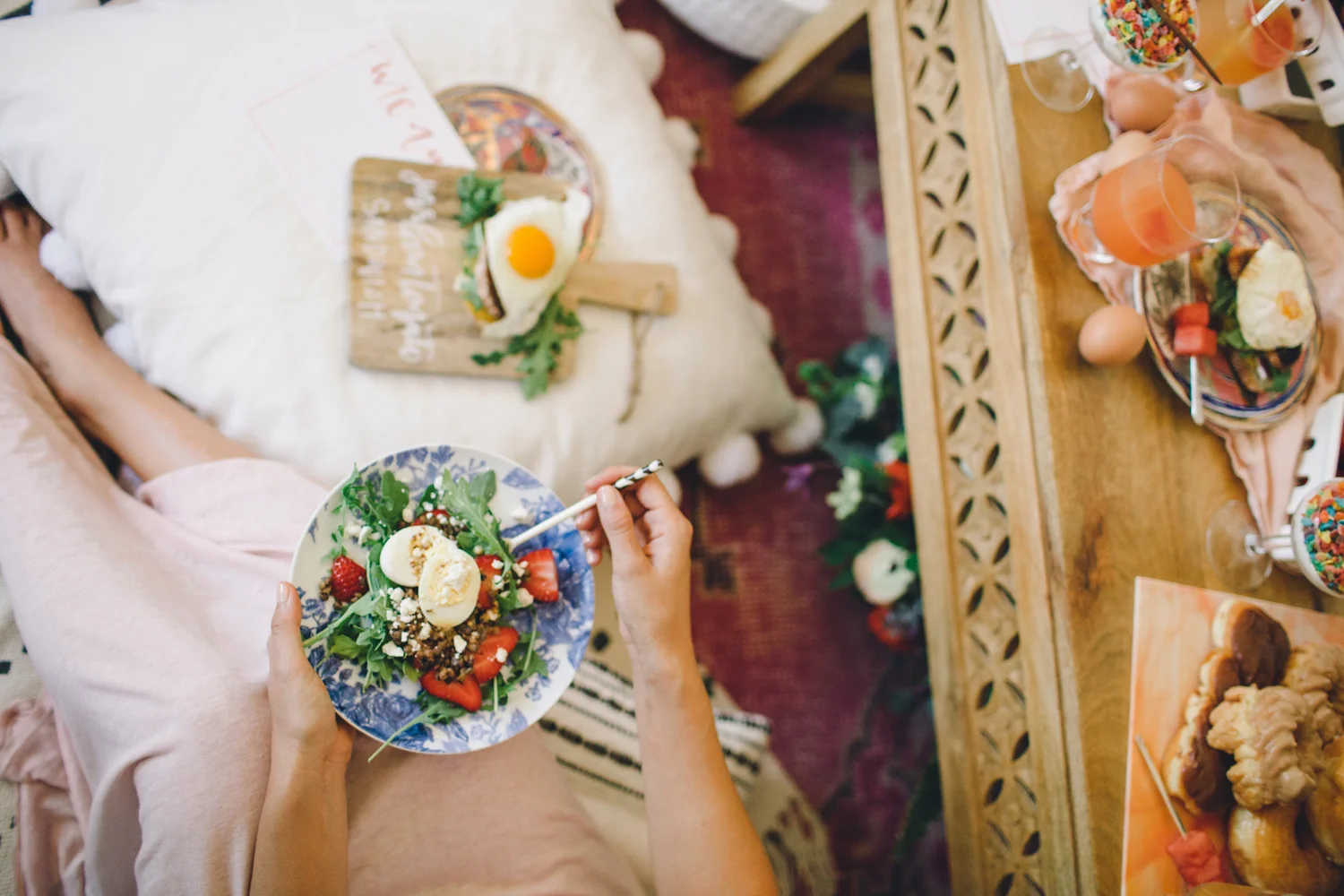 Strawberry + Lentil Breakfast Salad || Recipes