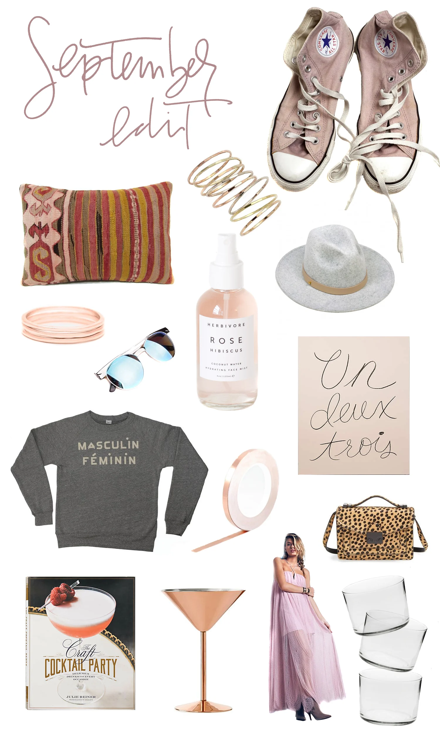 Converse + Cocktails + Copper | The September Edit