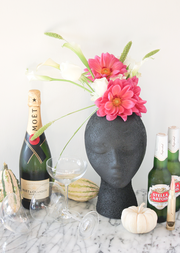 Halloween Head Vase DIY | A Fabulous Fete