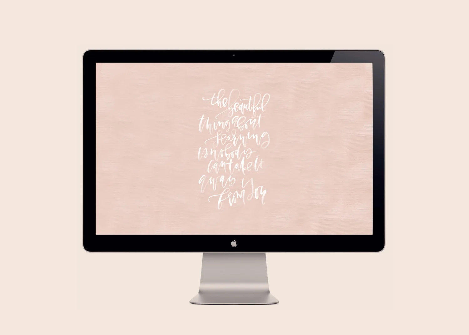 Watercolor Hand Lettering Desktop Download | 003