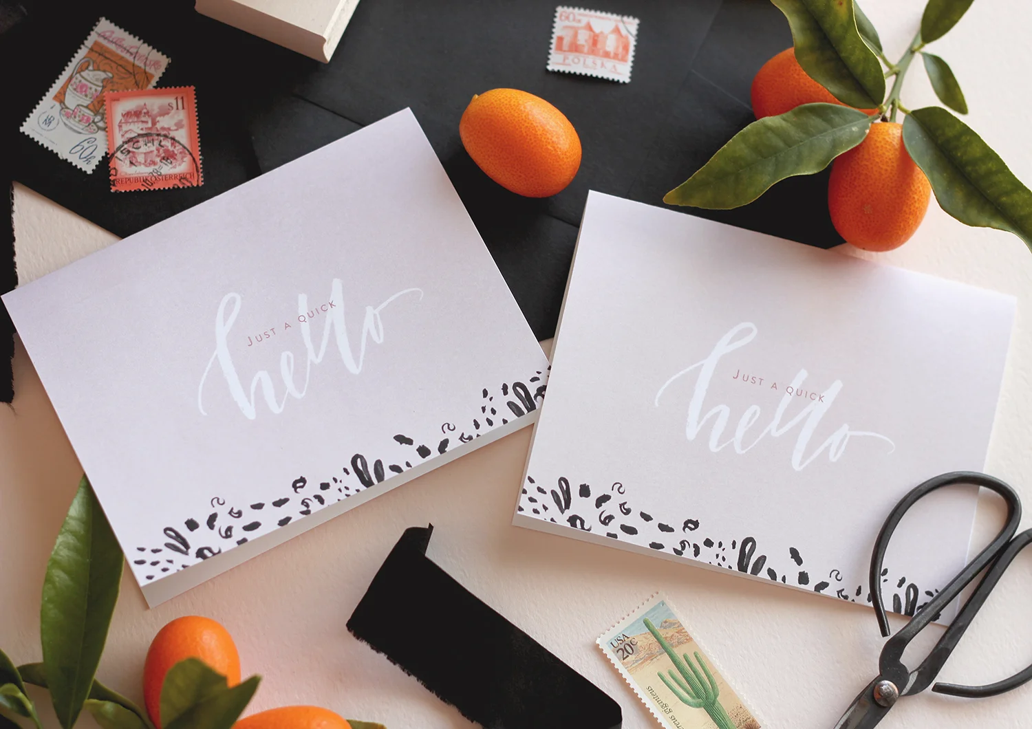 Quick Hello Printable Cards