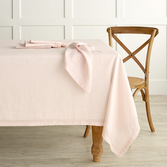 Blush Linen Tablecloth