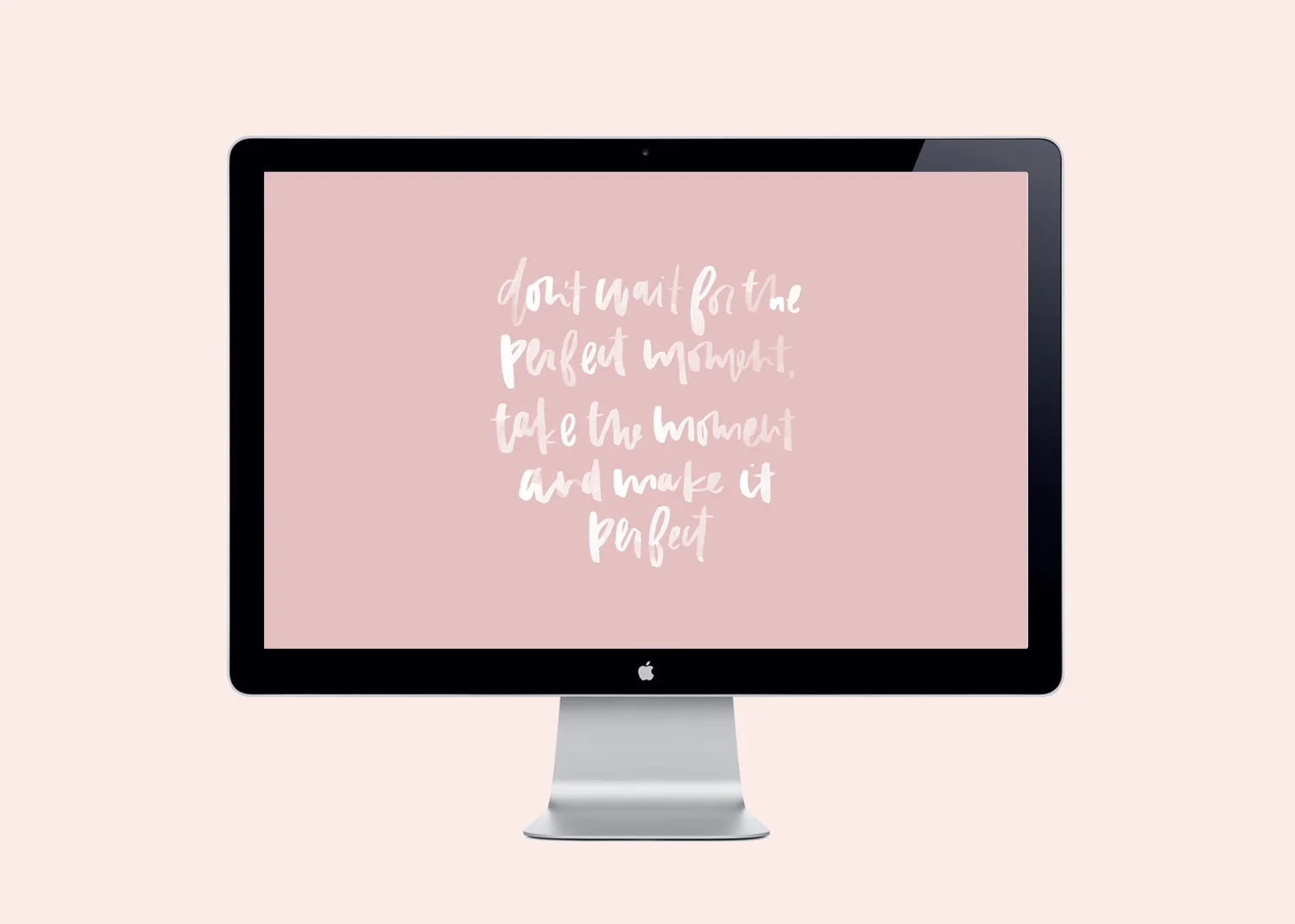 Free Hand Lettered Desktop Download | 006