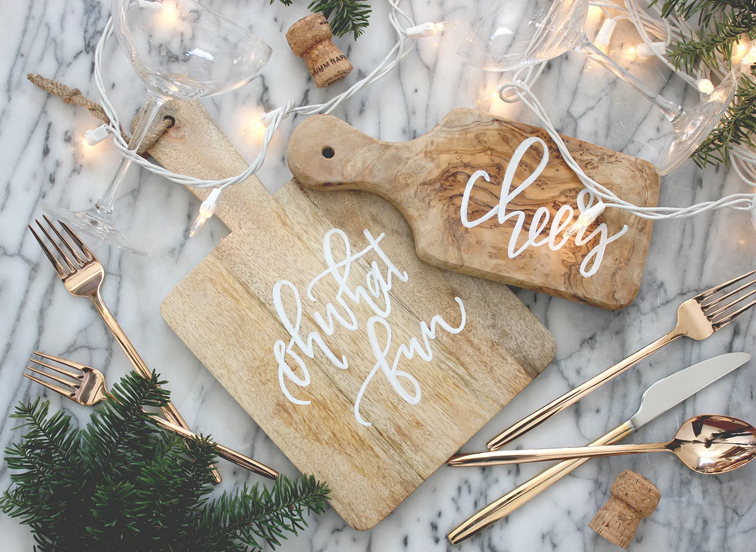 Calligraphy Cutting Board | DIY