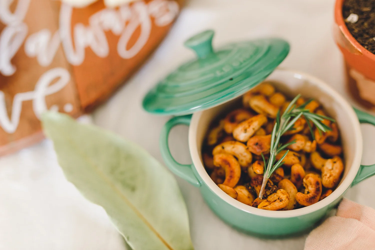 Spiced Rosemary Cashews | Recipe