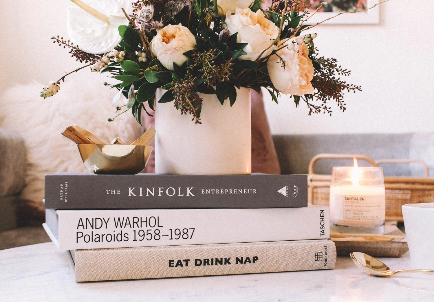 How to Style Coffee Table Books like a Pro Decorator