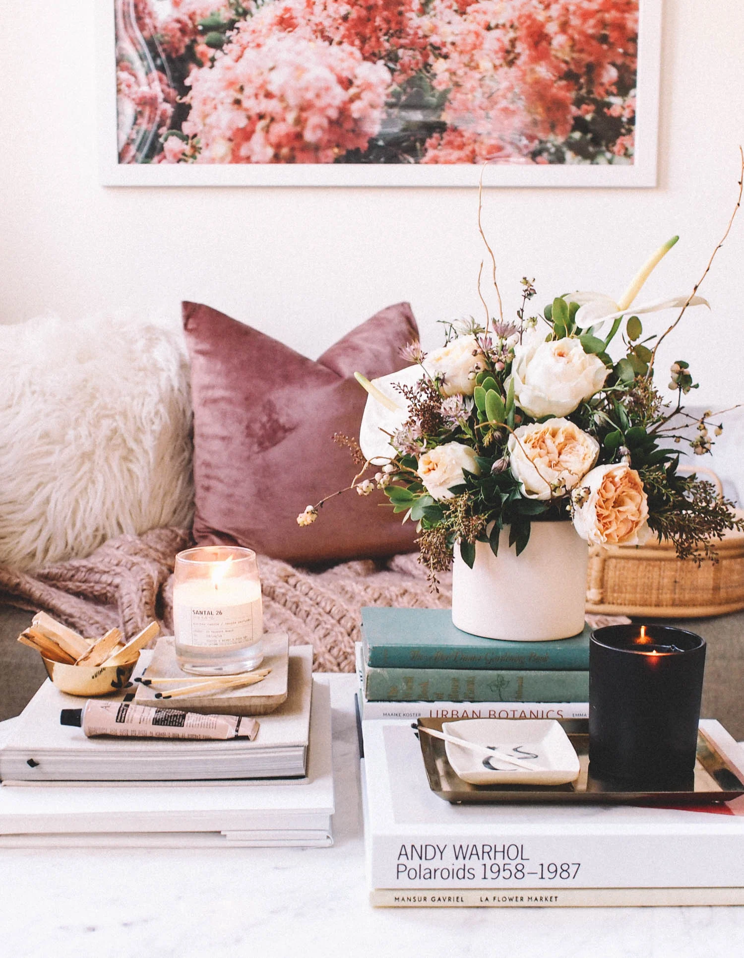 Decorating with Coffee Table Books