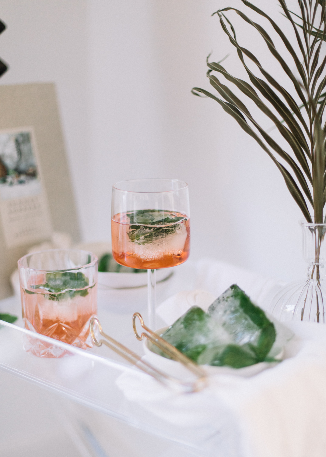 Summer Cocktails with Mint Ice Cubes - A Fabulous Fete.jpg