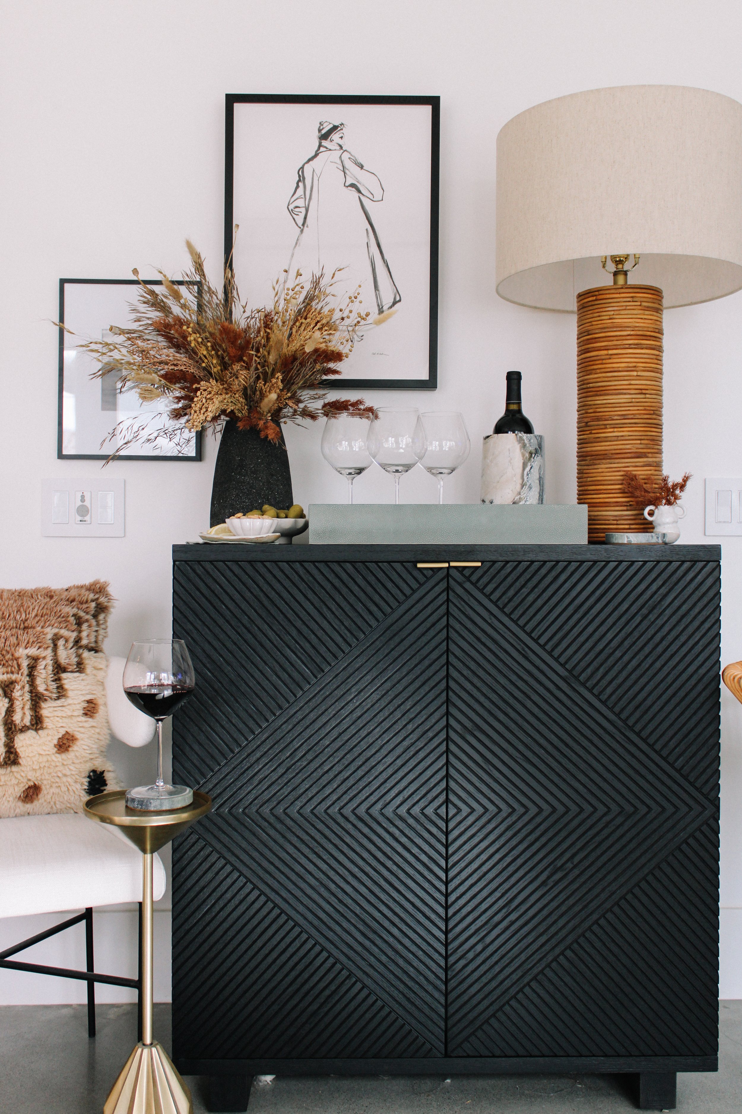 Styling Tips For Your Bar Cabinet Or