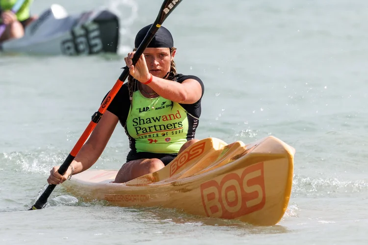Surf lifesaving relay competition