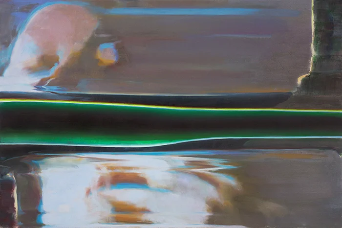 Inverted Fiction #1, 2016 Oil on linen 40 x 60 in.