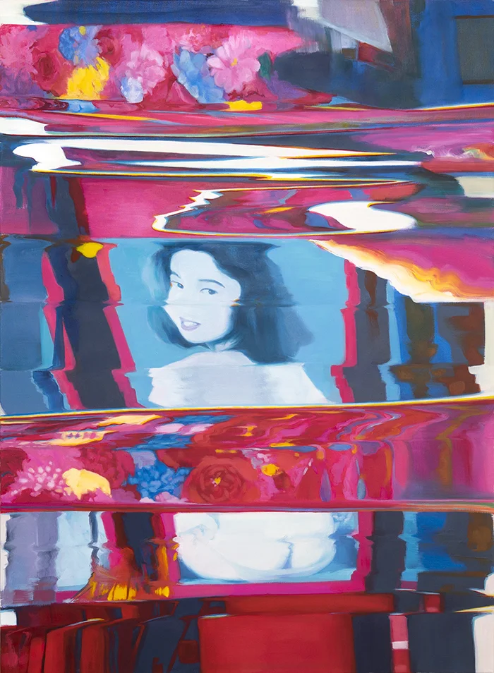Kabukicho, 2016 Oil on cotton 58 x 42 in.