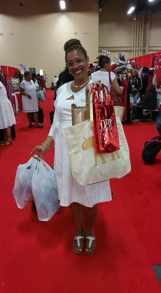A uBlingIt "satisified" customer!  Love my Soror.