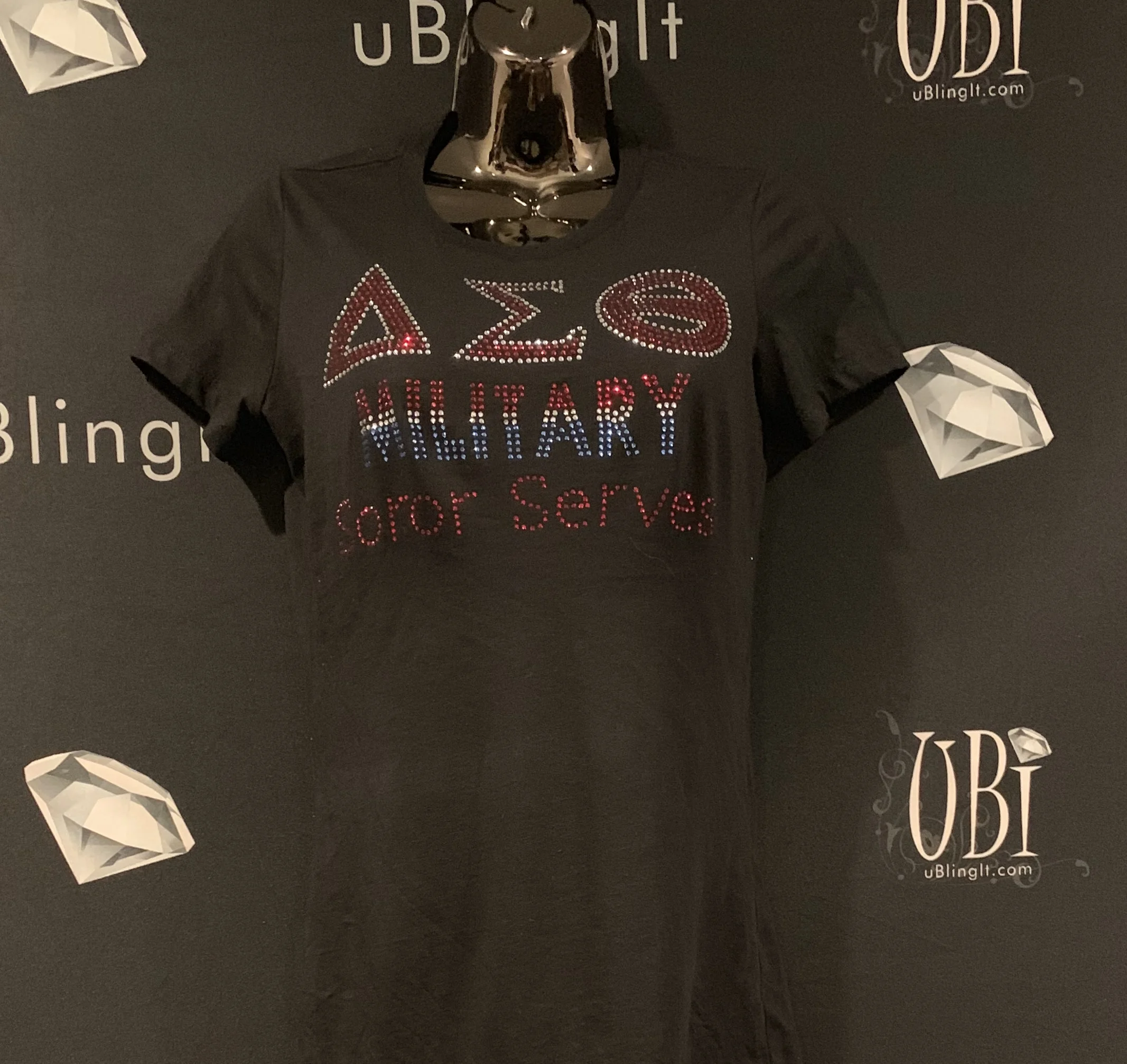 DST Military Soror Serves "Bling" Tee