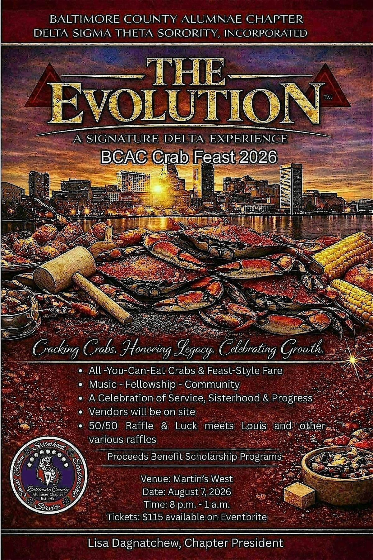 BCAC 28th Annual Crab Feast: The Evolution