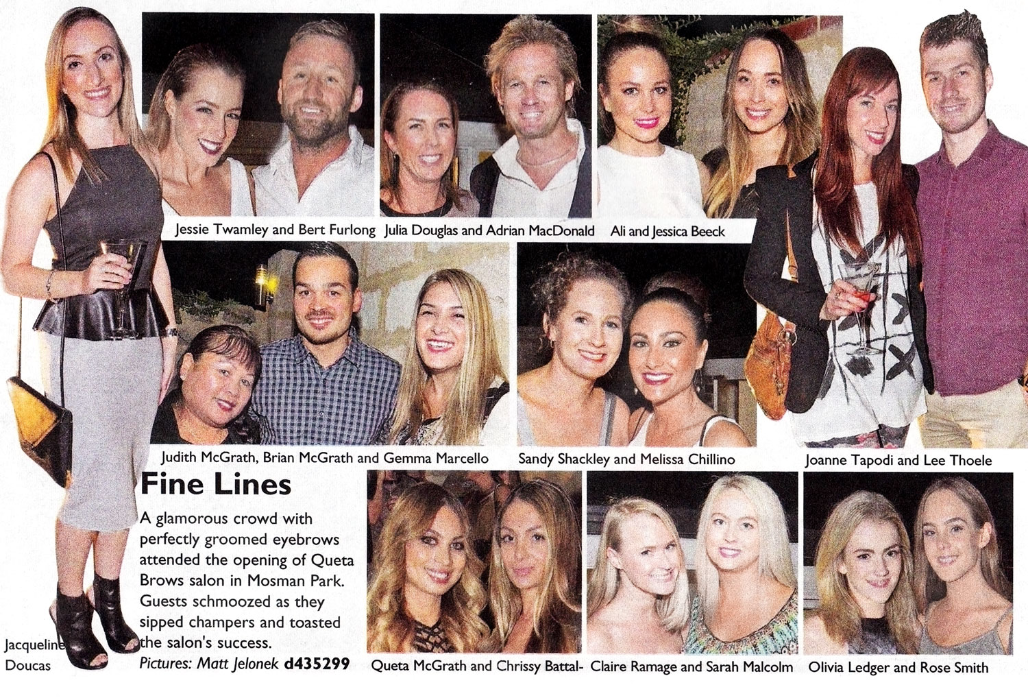 Queta Brows Launch Party / social pages / Western Suburbs Weekly Newspaper