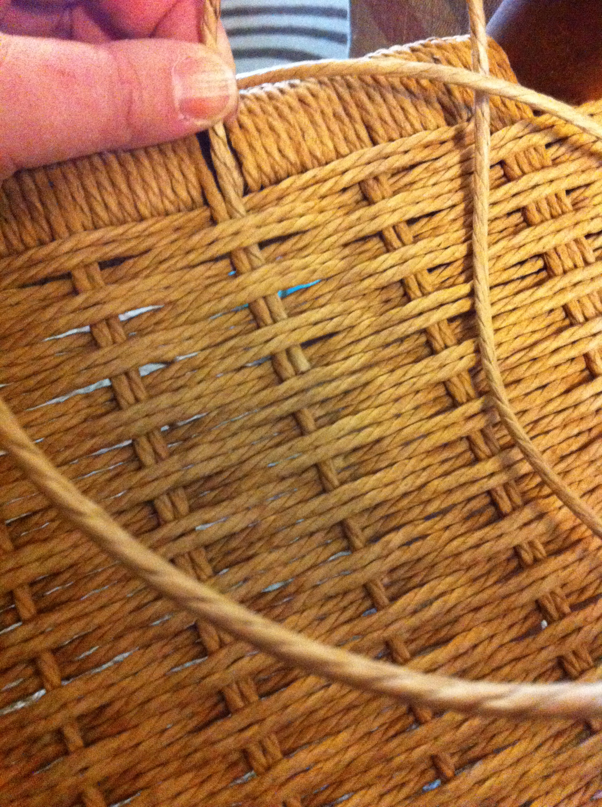 The restoration was fun, labor intensive, and hard on the fingers! 30 hours to change out about 7 pair of broken cord on each of 4 chairs! What saved this job, was the tiny staples that were used. Had this been done with hooks, I would have had no choice but to restring the entire chair. 