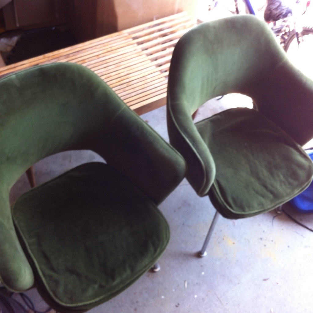 Knoll Executive Arm Chairs by Eero Saarinen.