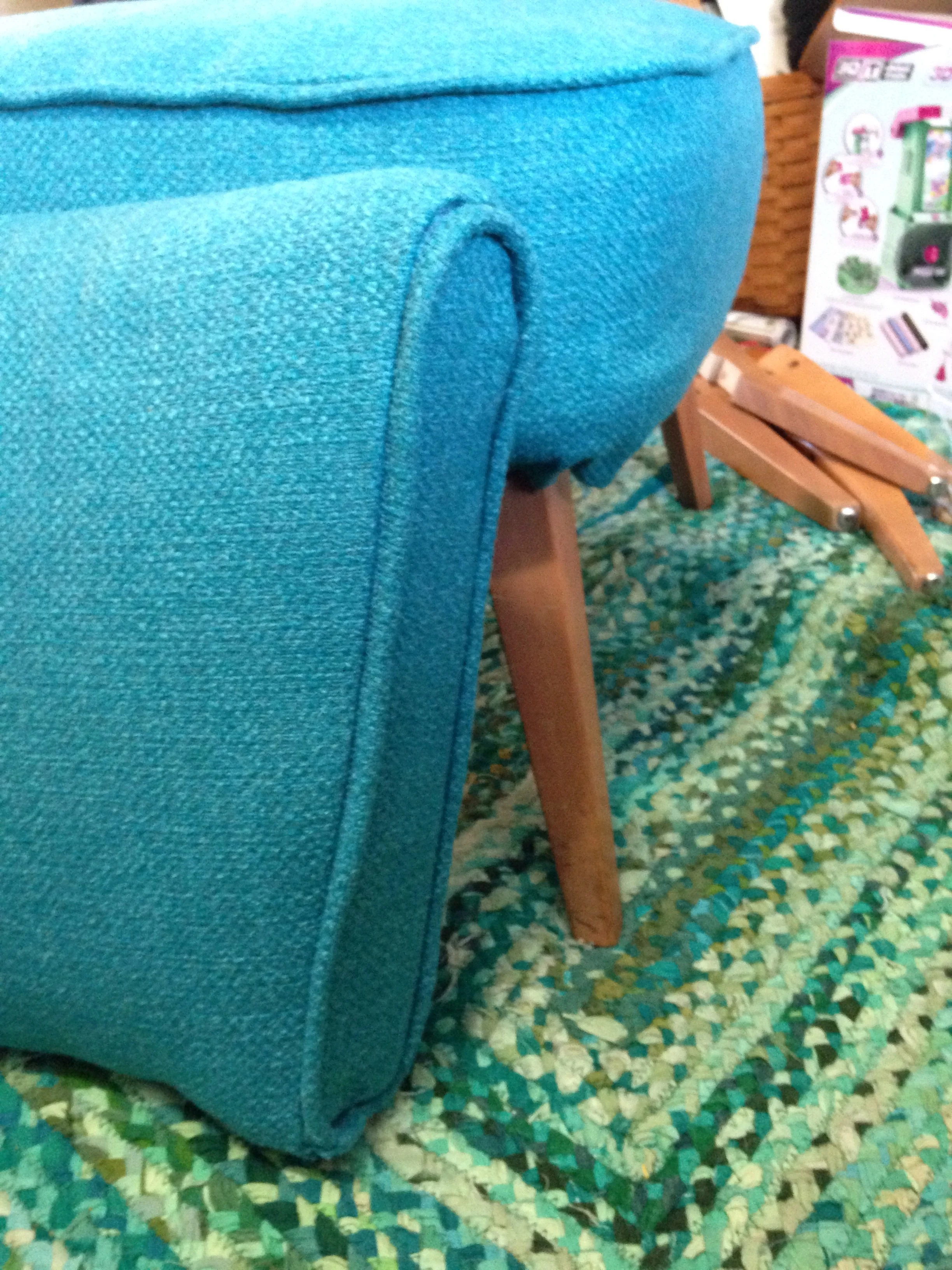 I had to handsew a bit of the sides and back but my first try went well! 