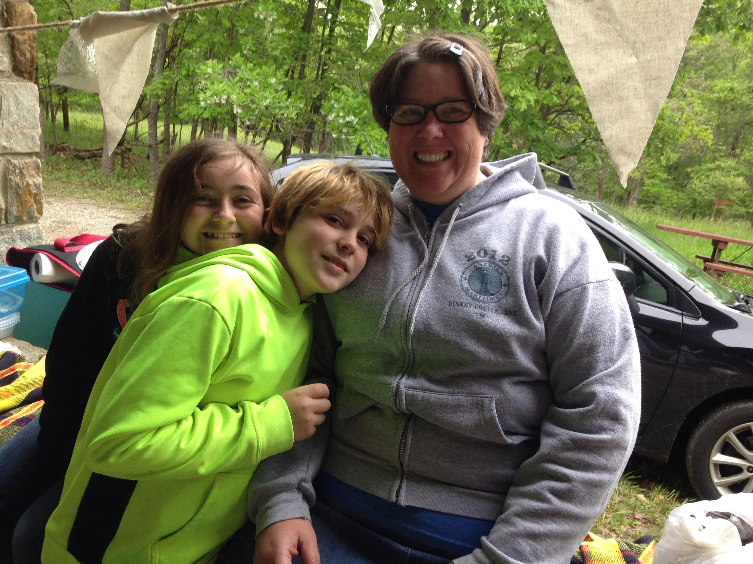 Me and my helpers.